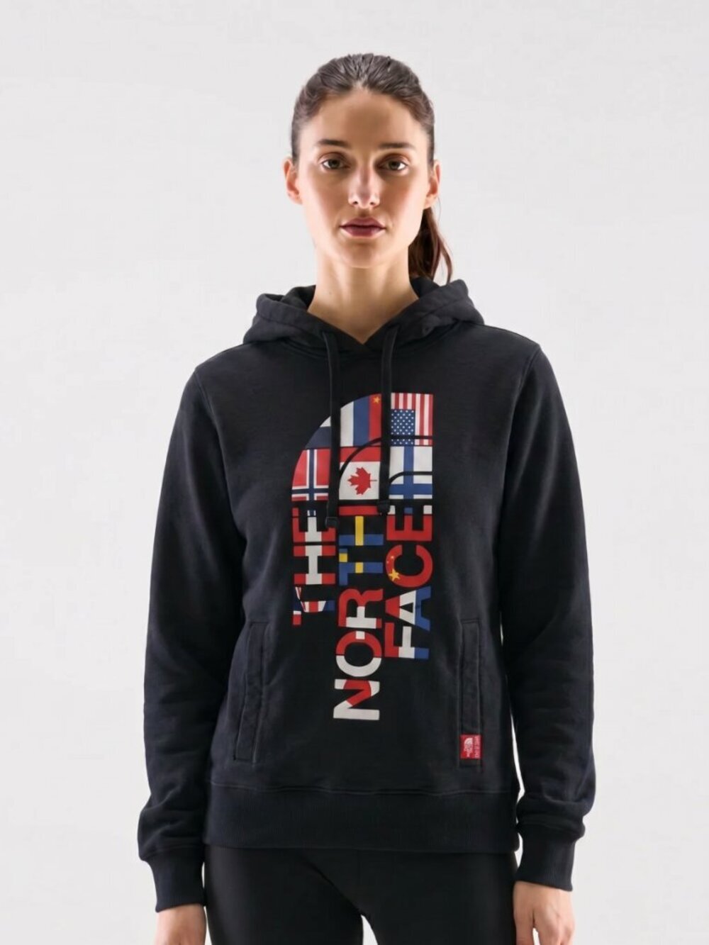 Ladies  The North Face Black Hoodie  (XL)